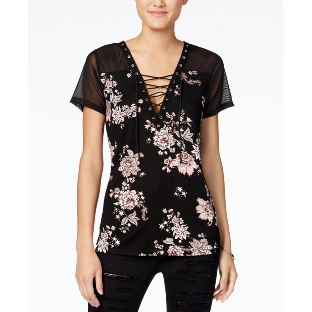 Gypsies Moondust Juniors Lace Up T-Shirt
